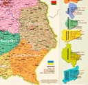 Пад - Административная карта Польши + другие данные - Точные - качество