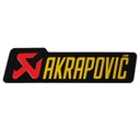 НАКЛЕЙКА AKRAPOVIC НА ГЛУШИТЕЛЬ KTM 145x40 ALU