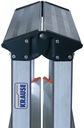 Hliníkový rebrík Krause dopplo 120410 obojstranný so stupňami 2x5 silný Hmotnosť (s balením) 6 kg