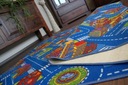 Detský koberec 60x100 BIG CITY modrý 'EE094 Predajná jednotka kus