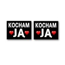 Прикольные наклейки на обувь свадебная 2 шт.