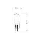 HALOGÉNOVÁ ŽIAROVKA HALOGEN JC G4 20W 12V VLÁKNO Počet kusov 1 ks