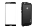 ETUI IPAKY BRUSHED+SZKŁO 5D DO XIAOMI REDMI 6A