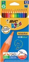 Карандашные мелки Evolution BIC KIDS 12 цветов