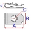 NISSAN PATHFINDER PATROL PRIMERA CLAMP MUDGUARDS photo 3 - milautoparts-fr.ukrlive.com