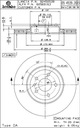 BREMBO DISQUES + SABOTS DE FREIN AVANT ALFA ROMEO 156 photo 9 - milautoparts-fr.ukrlive.com