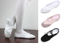 Танцевальные туфли для балерин, балетные цвета, размер 26, белые