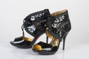 Čierne lakované sandále Osana Výpredaj 40 Kód výrobcu OSANA