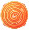 FUN FEEDER Miska plastikowa spowalniająca jedzenie LARGE pomarańczowa [5100 Materiał z tworzywa sztucznego