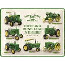 Вывеска JOHN DEERE MODELS, жесть, 30х40