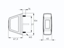 LAMP SIDELIGHT GABARYTOWA LED 12/24V PROPLAST photo 2 - milautoparts-fr.ukrlive.com