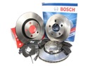 ДИСКИ BOSCH, ПЕРЕДНИЕ КОЛОДКИ, HONDA CIVIC 7 VII 99-06