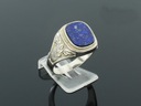 Strieborná 0,925 SYGNET 28 prírodný lapis lazuli Materiál striebro