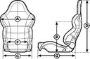 Kreslo OMP WRC-R XL čierne, FIA EAN (GTIN) 8027280494505