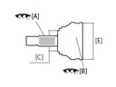 AXLE SWIVEL SHAFT OPEL FRONTERA B 2.2/2.2 DTI/3.2 V6 photo 6 - milautoparts-fr.ukrlive.com