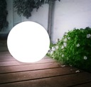 Záhradná LED solárna lampa veľká MLIEČNA GULIČKA 25cm Značka GreenBlue