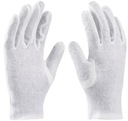 Хлопковые перчатки для фотографов 100% хлопок, деликатный белый размер 9