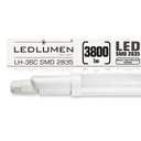 Svietidlo vzduchotesné LED svietidlo 36W 3800lm IP65 120cm Druh vlákna vstavaný LED zdroj