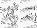 FEBEST 0429-002 VIS POUR DE REGLAGE POCHYLENIA ROUES photo 5 - milautoparts-fr.ukrlive.com