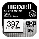 Серебристый АККУМУЛЯТОР MAXELL 397/396/SR 726 SW