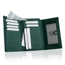 Betlewski peňaženka prírodná koža BPD-SS-17 zelená - žena EAN (GTIN) 05907538201952