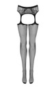 Obsessive S232 Garter stockings * S/M/L * Nazwa koloru producenta czarne