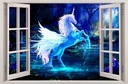 НАСТЕННЫЕ НАКЛЕЙКИ Окно UNICORN 45 70x46 см