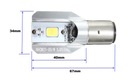 LED žiarovka BA20D 10V-80V, H6, S2, 960lm Katalógové číslo dielu 253