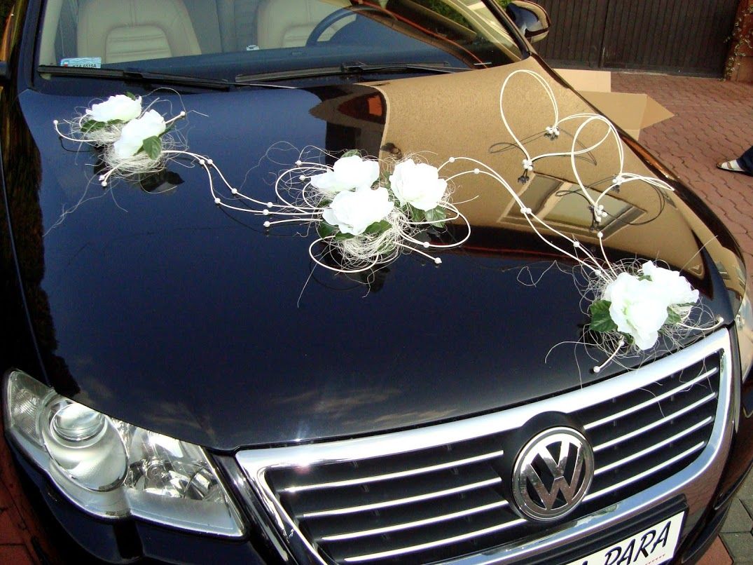 1.Dekoracja samochodu na samochód weselny PROMOCJA