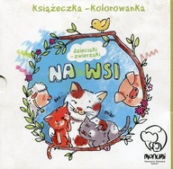 Kolorowanka książeczka -harmonijka Dzieciaki-zwierzaki na wsi