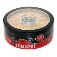 Markowe Płyty DVD Maxell DVD-R 4,7 GB 25 szt.
