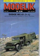 Modelik č. 15/98 DODGE WC-51 (3/4T.)