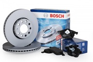 2× Bosch 0 986 479 717 Brzdový kotúč + Bosch 0 986 494 500 Sada brzdových doštičiek, kotúčové brzdy