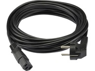 Kabel zasilający 230V 10A z gn. IEC320 C13 7,5m
