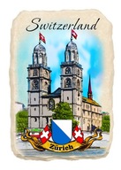 Magnet na chladničku kameň ZURICH ŠVAJČIARSKO 383