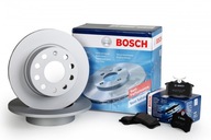 2× Bosch 0 986 478 342 Brzdový kotúč + Bosch 0 986 424 545 Sada brzdových doštičiek, kotúčové brzdy