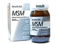 MSM Organická síra 1000mg Vitamín C Veľká dávka