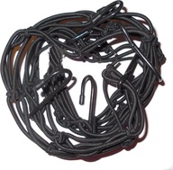 Batožinová sieť na prilbu batožinový pavúk guma čierna
