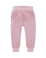 Spodnie niemowlęce dresowe FOREST różowe roz 68