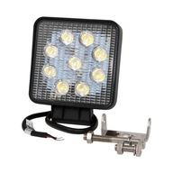 Фара рабочая диодная, диодное kwadratowa, 9 led 1620 lum.