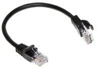 PATCHCORD RJ45/0.2-BLACK kat.5e ČIERNA 0.2m