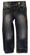 RESERVED Nowe jeansowe SPODNIE kieszenie - 98/104