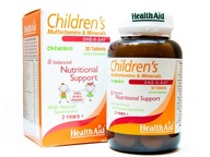 Vitamíny a minerály pre deti 2+ na žuvanie WEGE