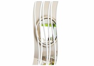 Unikátne dekoratívne akrylové zrkadlo Waves 90x38cm