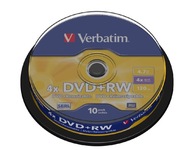 Płyty VERBATIM DVD+RW 4x 4.7GB 10 szt.