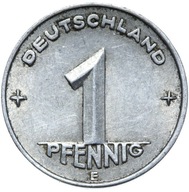 Niemcy DDR - moneta 1 Pfennig 1949 E MULDENHUTTEN