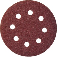 Krazek на липучка, репейник 125 p40 klingspor 10szt. 8 отверстий