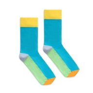 PONOŽKY DLHÁ BANANA SOCKS 36-41 BOLD TURQUOISE