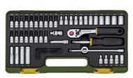 Sada jemnej mechaniky PROXXON s račňou 1/4 palca - 50 dielov