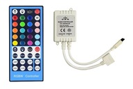 Sterownik /Kontroler RGBW IR + pilot40 do taśm LED